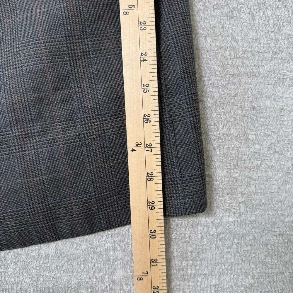 Vintage Cheshire Clothes Men's 42R Blazer‎ Sport Coat Gray Plaid Wool 2 Button